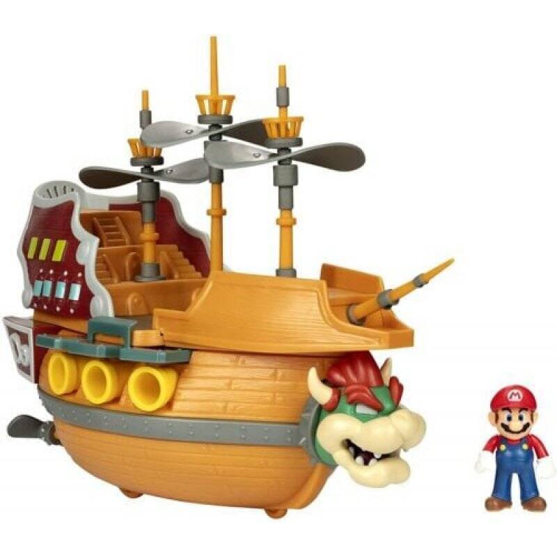 Super Mario - 2.5 Deluxe Bowser Ship Playset (404294)