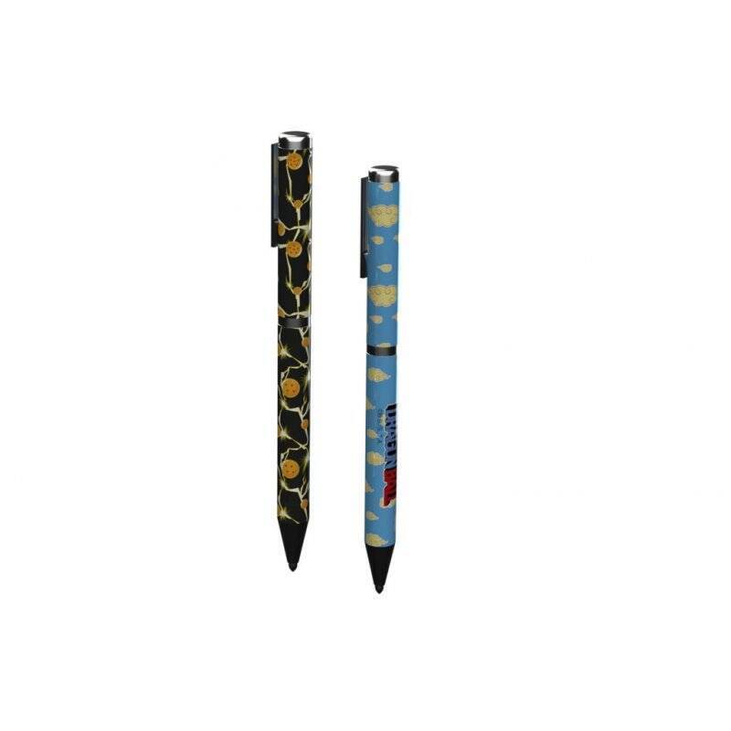 DRAGON BALL - Set de 2 Stylos à Bille en Métal