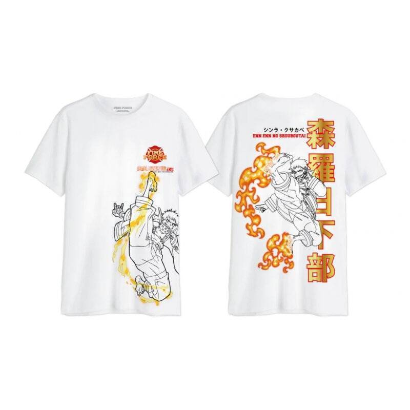 FIRE FORCE - Enn Enn No Shobutai - T-Shirt Oversize Homme (XS)