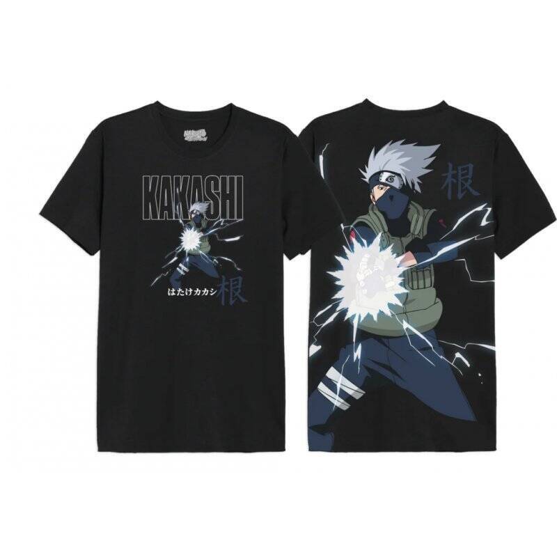 NARUTO SHIPPUDEN - Kakashi - T-Shirt Oversize Homme (M)