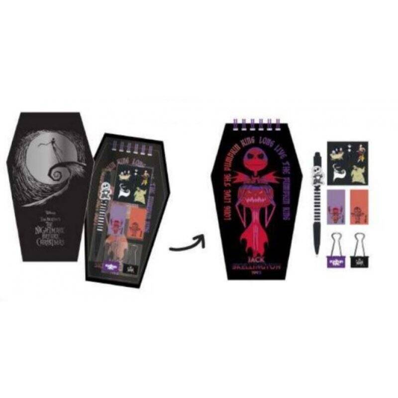 L'ETRANGE NOEL de Mr JACK - Boîte de Papeterie - 7 pc.