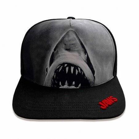 Les Dents de la Mer - Casquette Snapback Noire Impression par sublimation