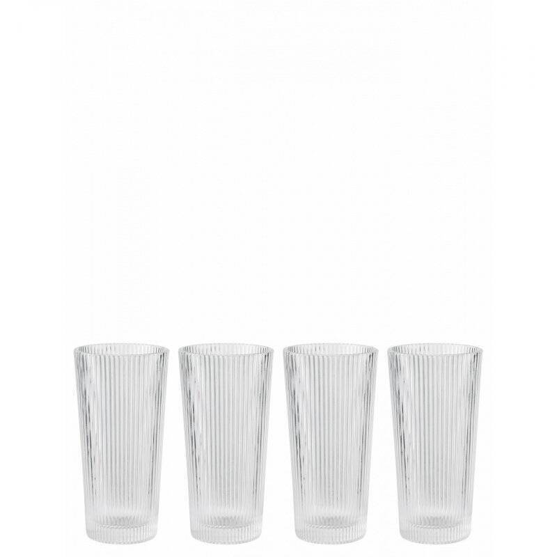 Stelton - Pilastro Long Drinking Glass 30 cL - 4 pcs (x-509)