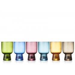 Lyngby Glas - Color tumblers 30 cl 6 pc