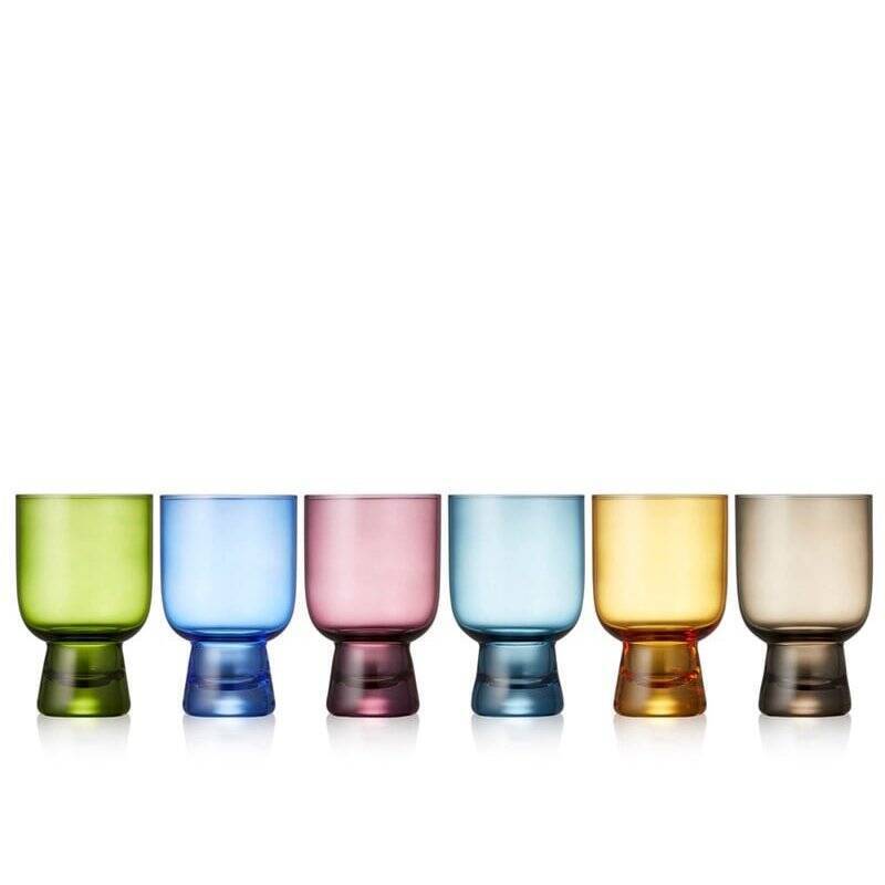 Lyngby Glas - Color tumblers 30 cl 6 pc