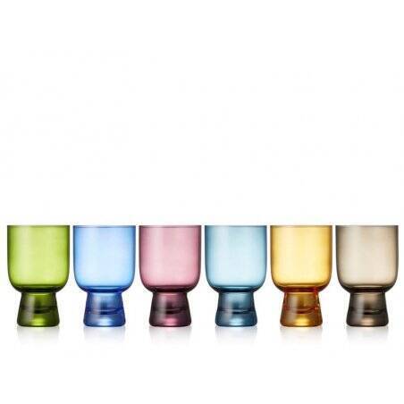 Lyngby Glas - Color tumblers 30 cl 6 pc