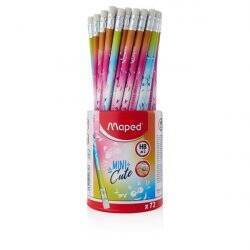 Maped - Mini Cute Graphite Pencils HB Eraser End (851874)