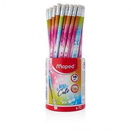 Maped - Mini Cute Graphite Pencils HB Eraser End (851874)