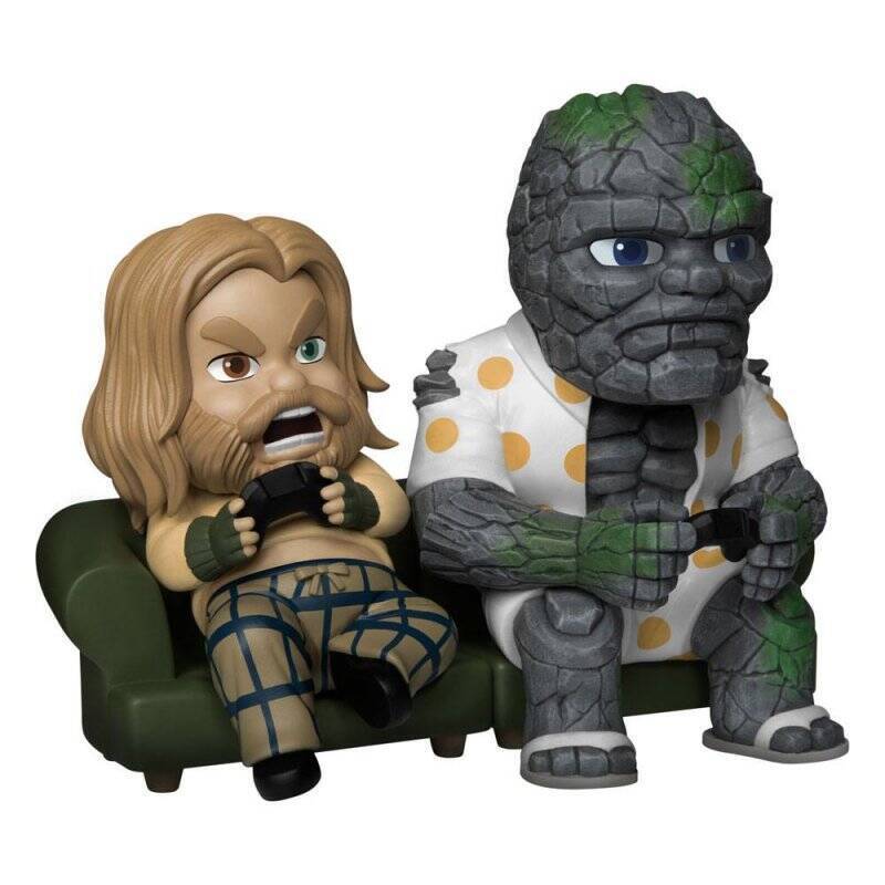 Marvel - MEA-025SP - Avengers : Endgame - Bro Thor Series - Endgame Bro Thor & Korg Game Time