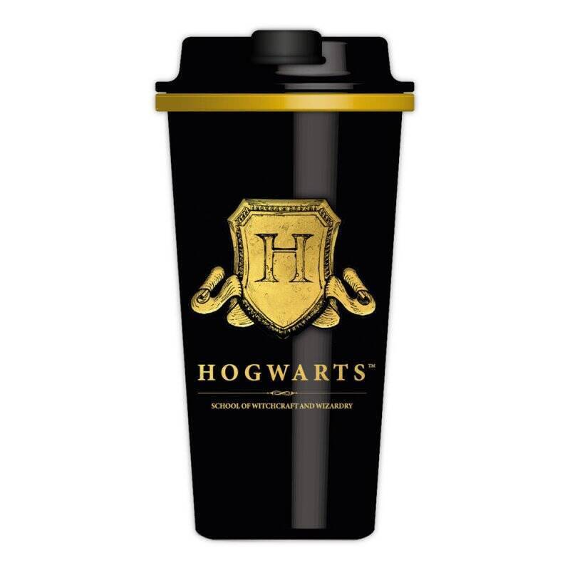 Harry Potter - Mug isotherme à couvercle amovible Poudlard 450ml