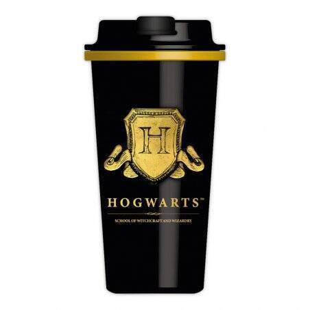 Harry Potter - Mug isotherme à couvercle amovible Poudlard 450ml