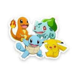 POKEMON LAMPE MURALE NEON PIKACHU ET STARTERS