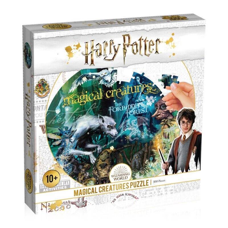 Puzzle Winning Moves compatible - Puzzle Harry Potter et Les Creatures Magiques (500 pièces)