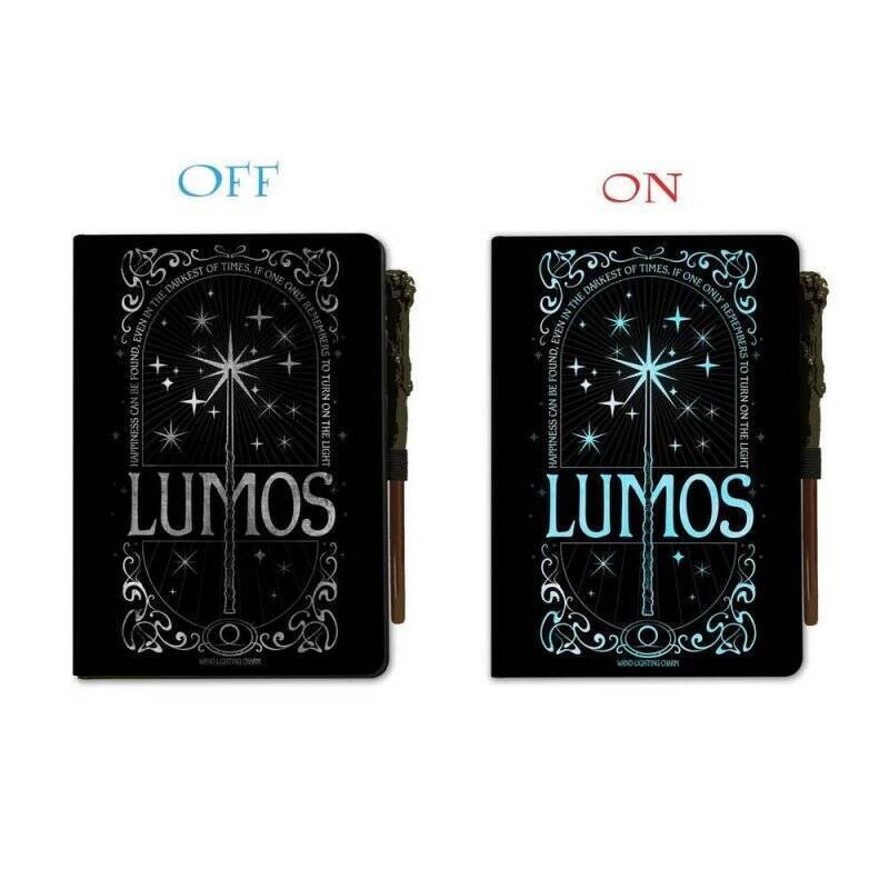 HARRY POTTER - Lomus - Notebook Premium Lumineux + Stylo - A5
