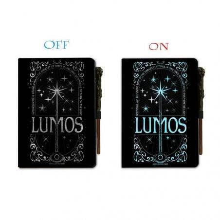 HARRY POTTER - Lomus - Notebook Premium Lumineux + Stylo - A5