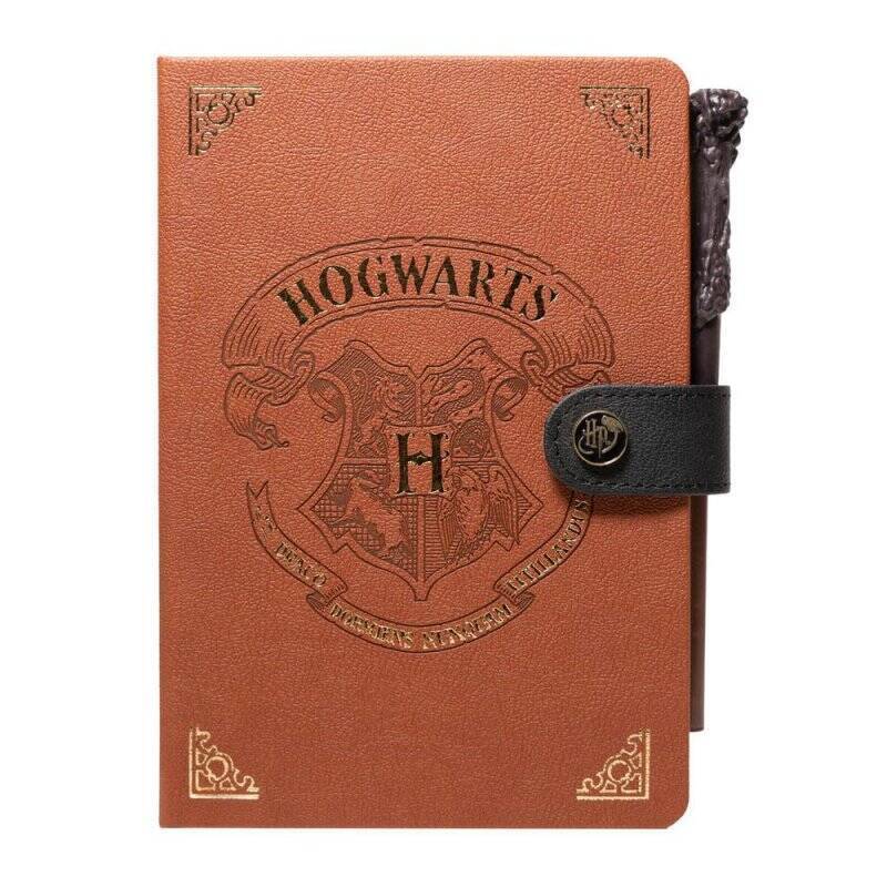 HARRY POTTER - Notebook + Stylo à Bille Baguette - Format A5