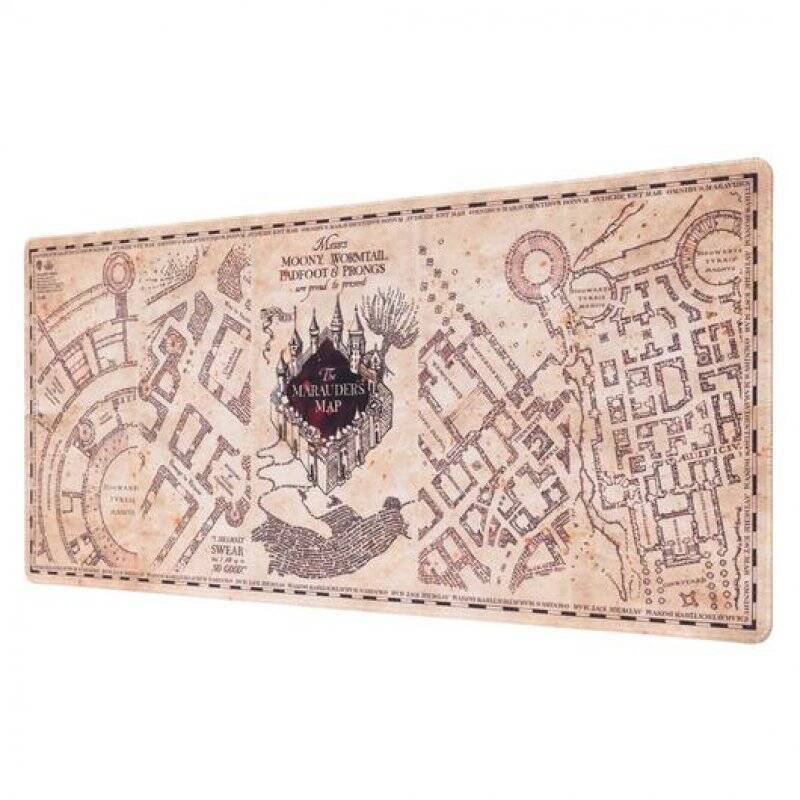 HARRY POTTER - Carte du Maraudeur - Tapis de Bureau XL - 80x35 cm