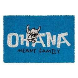 STITCH - Ohana - Paillasson Bleu - 60x40 cm