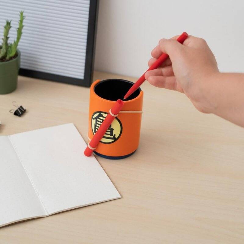 DRAGON BALL - Goku - Porte-Crayon + 1 Stylo à Bille '11,5 x 7,5 cm'