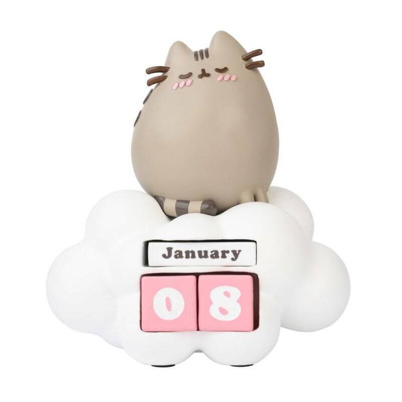 PUSHEEN - Calendrier Perpétuel 3D en Résine - '10x12x13cm'