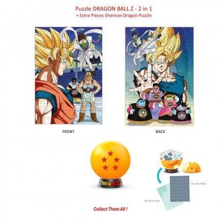 DRAGON BALL Z -Puzzle à Collectionner - 5 Etoiles - 2en1 Puzzle +Extra