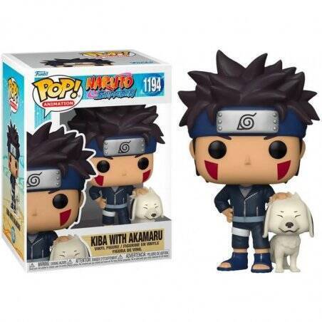 Figurine Pop! Kiba (avec Akamaru)