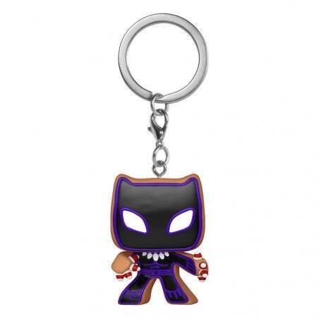 Funko Pocket Pop! Keychain: Marvel Holiday - Black Panther - US Exclusive