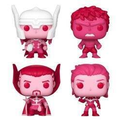 Funko Pocket Pop! 4-Pack: Marvel Classic Valentines
