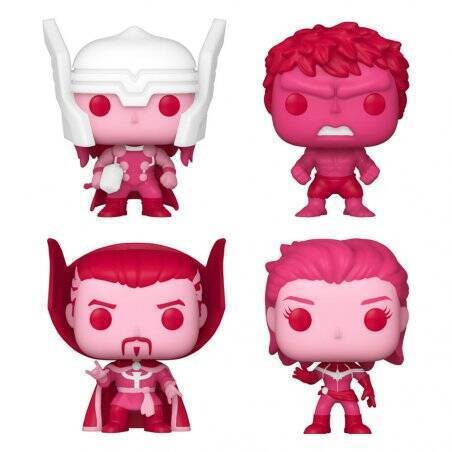 Funko Pocket Pop! 4-Pack: Marvel Classic Valentines