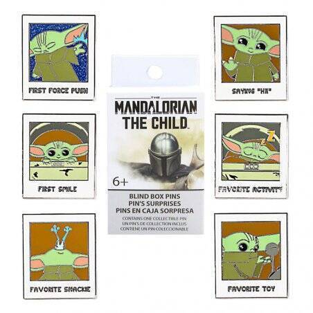 Loungefly: Star Wars: The Mandalorian - The Child Blind Box Enamel Pins Set - 12p. CDU