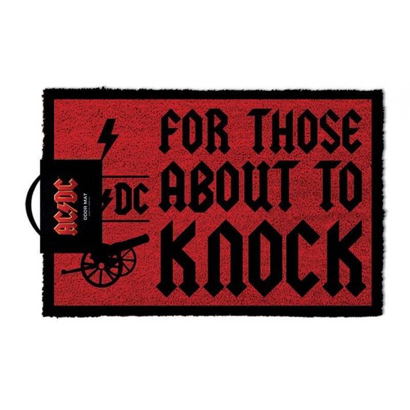 AC/DC - Tapis de porte For those about to knock