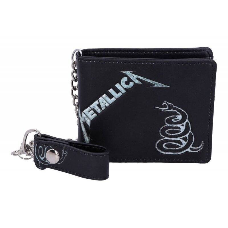 Metallica - Portefeuille avec chaîne Black Album