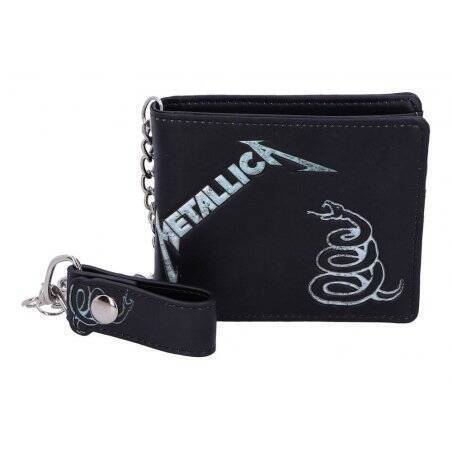 Metallica - Portefeuille avec chaîne Black Album