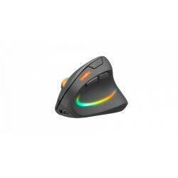 Speedlink - PIAVO PRO Illuminated Rechargeable Vertical Ergonomic Mouse - wireless, rubber-black