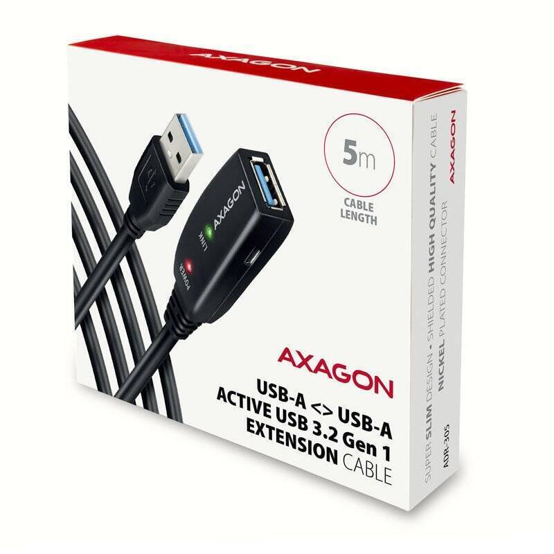 AXAGON ADR-305 USB 3.2 Gen 1  Verlängerungskabel, aktiv - 5m