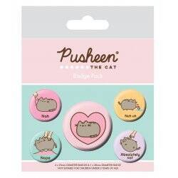 Pusheen pack 5 badges Pusheen Nah