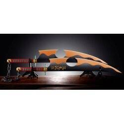 Demon Slayer : Kimetsu no Yaiba Répliques Proplica Plastique épées Nichirin (Tengen Uzui) 110 cm