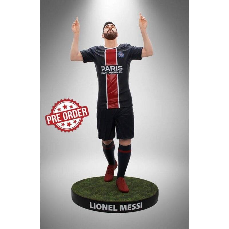 Football's Finest statuette résine 1/3 Paris Saint-Germain (Lionel Messi) 60 cm