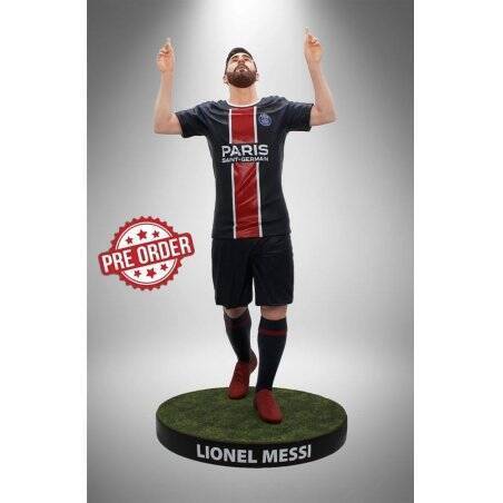 Football's Finest statuette résine 1/3 Paris Saint-Germain (Lionel Messi) 60 cm