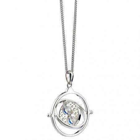 Harry Potter pendentif et collier Retourneur de Temps (argent sterling)