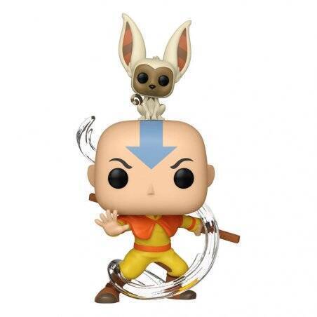 Avatar, le dernier maître de l'air Figurine POP! Animation Vinyl Aang w/ Momo 9 cm