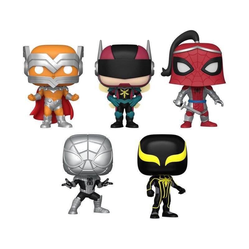 Marvel pack 5 figurines POP! Vinyl Year of the Spider Special Edition 9 cm