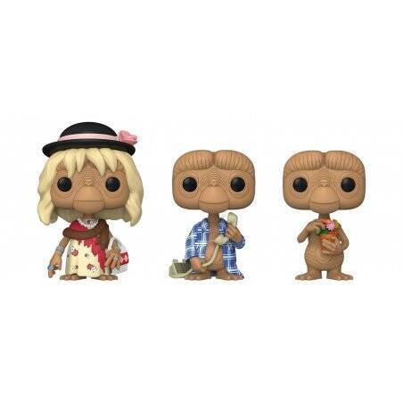 E.T. 40th Anniversary POP! Movies Vinyl pack 3 figurines E.T. 9 cm