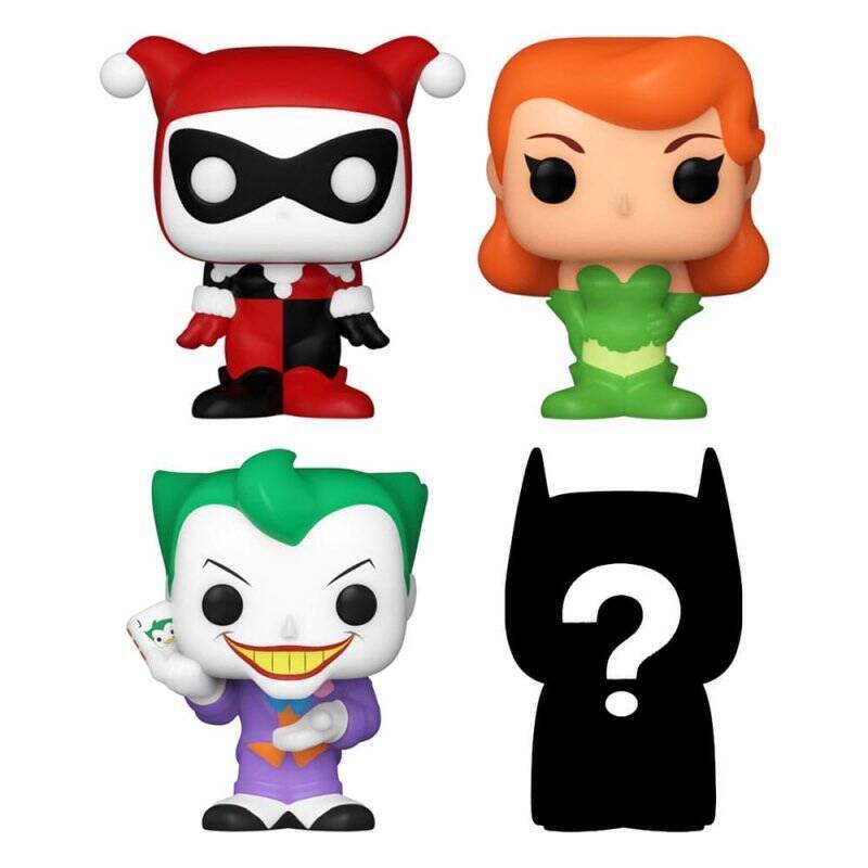 DC pack 4 figurines Bitty POP! Vinyl Harley Quinn 2,5 cm