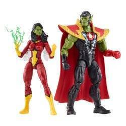 Avengers Marvel Legends figurines Skrull Queen & Super-Skrull 15 cm