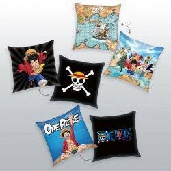 One Piece pack 3 oreillers Characters 40 x 40 cm