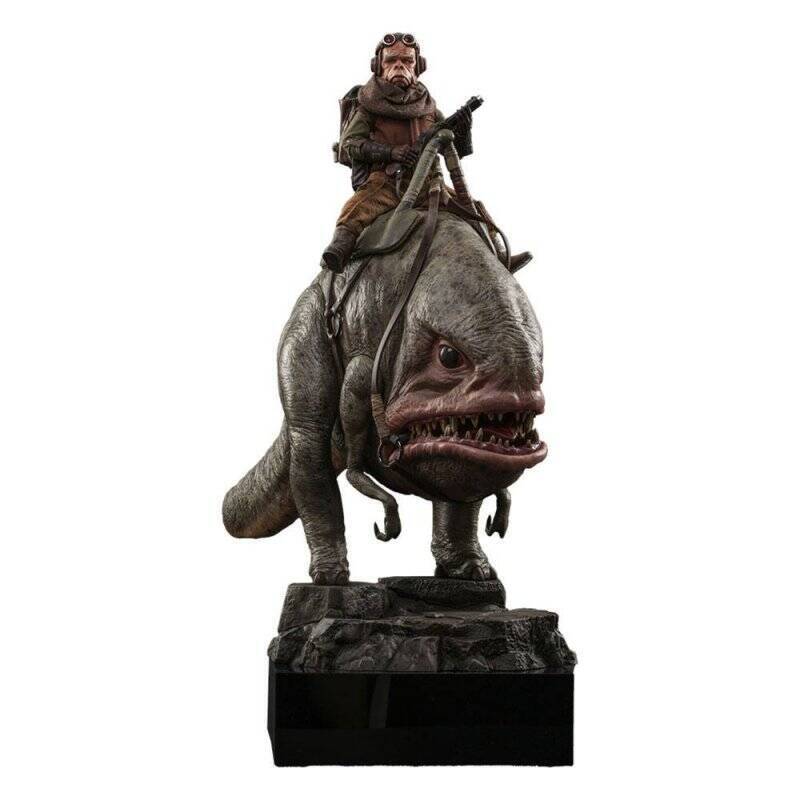 Star Wars The Mandalorian pack 2 figurines 1/6 Kuiil & Blurrg 37 cm