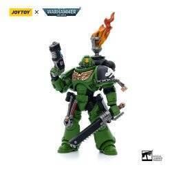 STOCK1 - Warhammer 40k figurine 1/18 Salamanders Intercessors Sergeant Tsek'gan 12 cm
