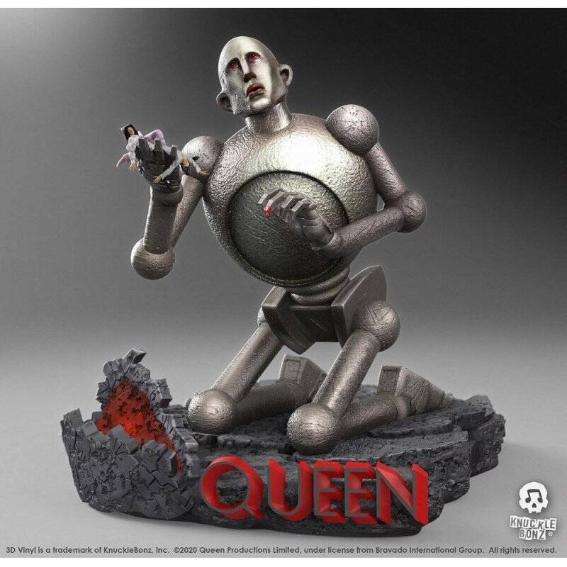 Queen statuette 3D Vinyl Queen Robot (News of the World) 20 x 21 x 24 cm