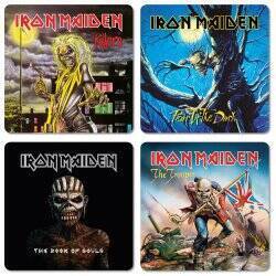 Iron Maiden pack 4 sous-verres